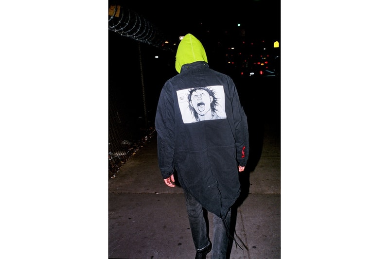 Supreme Akira Vestes De Travail Rouge Automne 2017