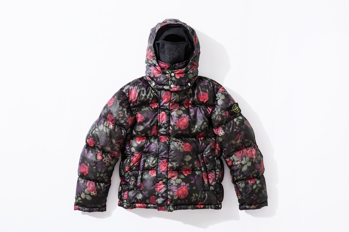 Supreme Stone Island® Doudoune Florale Masque Polaire Automne 2017