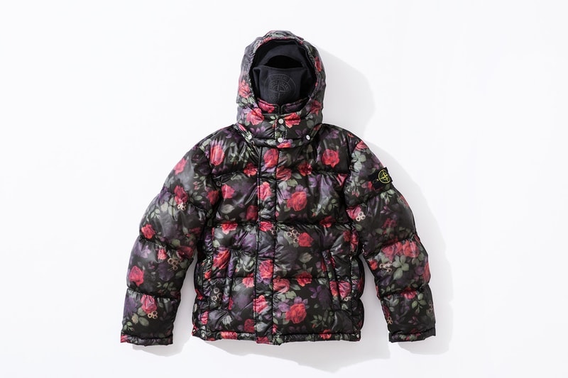 Supreme Stone Island® Doudoune Florale Masque Polaire Automne 2017