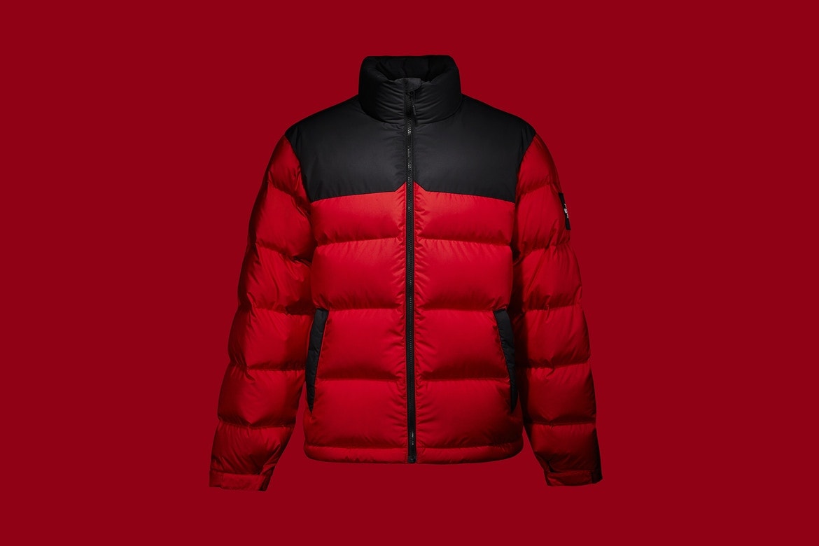 The North Face Nuptse 25ans 1992 Bleu Rouge Jaune Noire