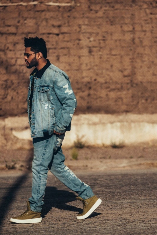 The Weeknd PUMA Veste Jean Automne/Hiver 2017