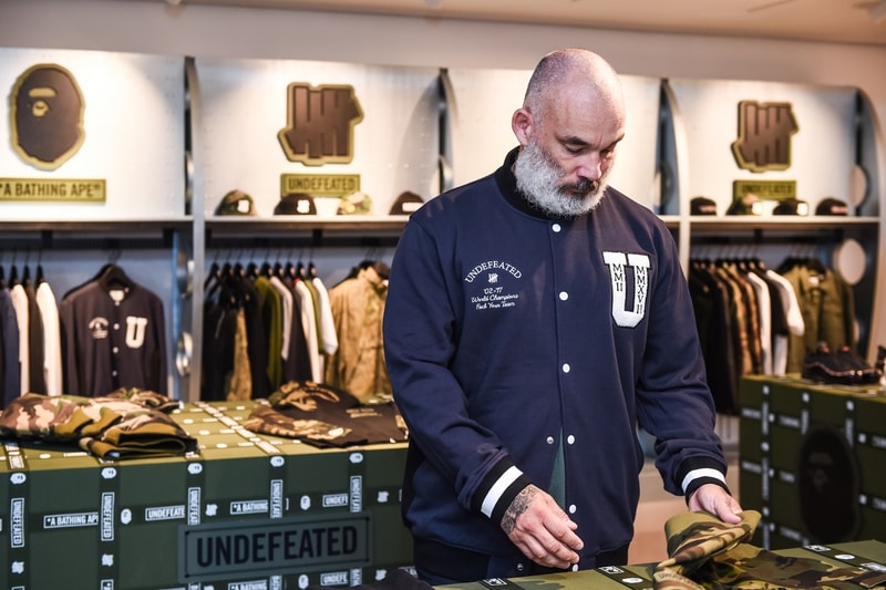 Un pop up pour la nouvelle collaboration UNDEFEATED BAPE Shanghai