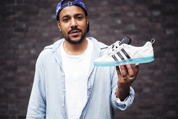 adidas Originals Palace Pro Nubuck Blanc Semelle Bleu Ciel