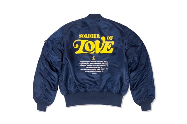 Blouson d'aviateur Bleu Alpha Industries & Paradise Youth