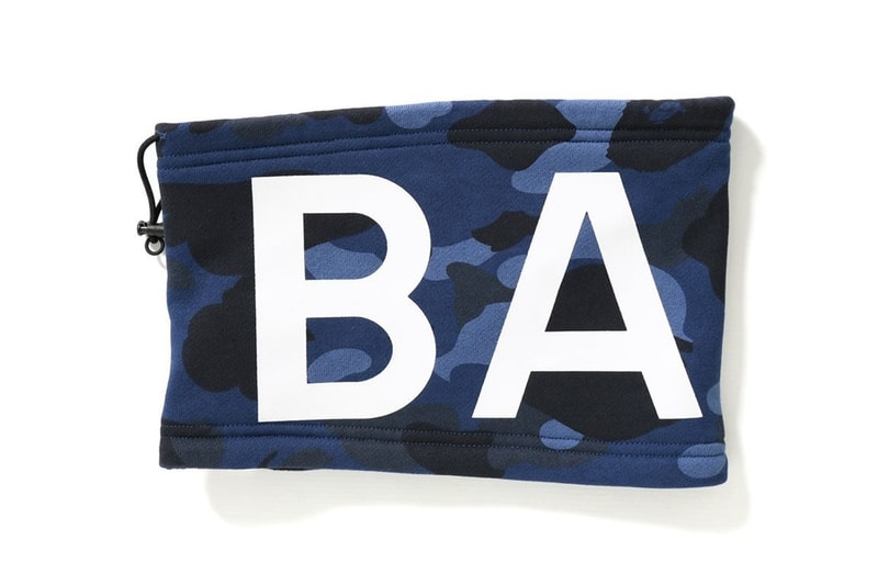 Cache-Cou BAPE Automne Hiver 2017 Camo Bleu, Rouge, Violet