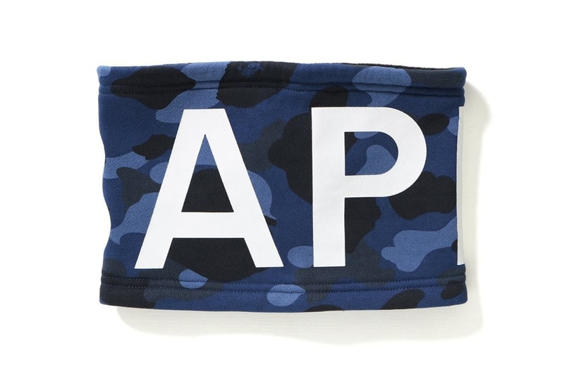 Cache-Cou BAPE Automne Hiver 2017 Camo Bleu, Rouge, Violet