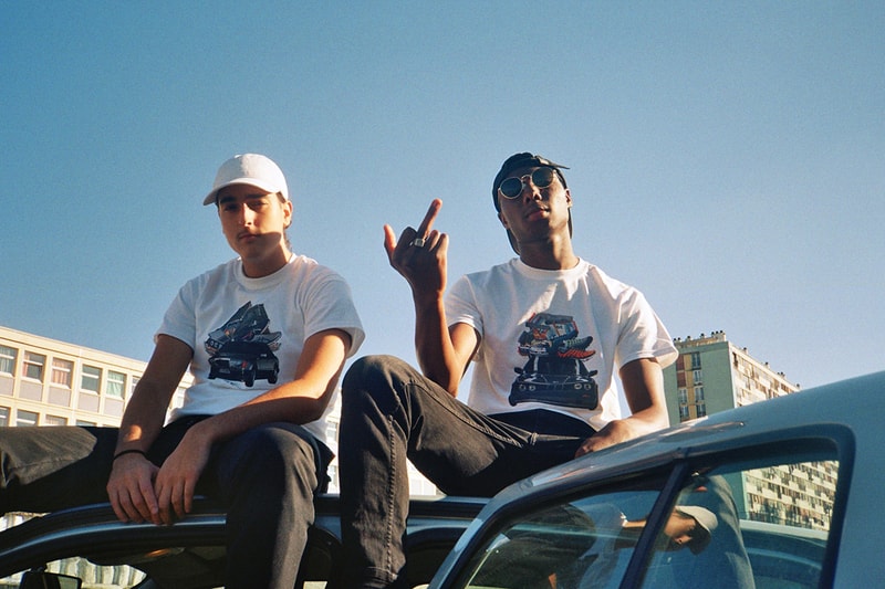 BSHP NST Bishop Nast T-shirts Blancs Voiture