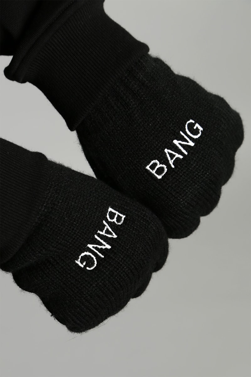 Hoodie Encré. Broderie Cry Me A River Noir