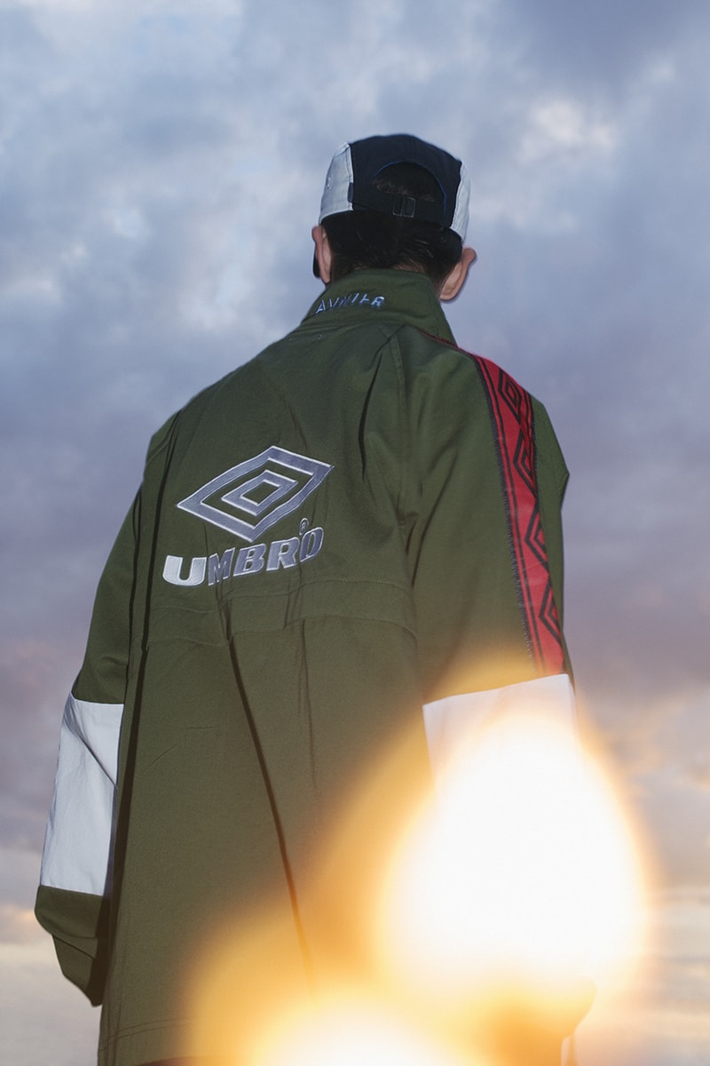 Umbro AVNIER Collection Capsule Veste Survêtement Sweat Casquette Sweatshirt Chemise Jean Casquette