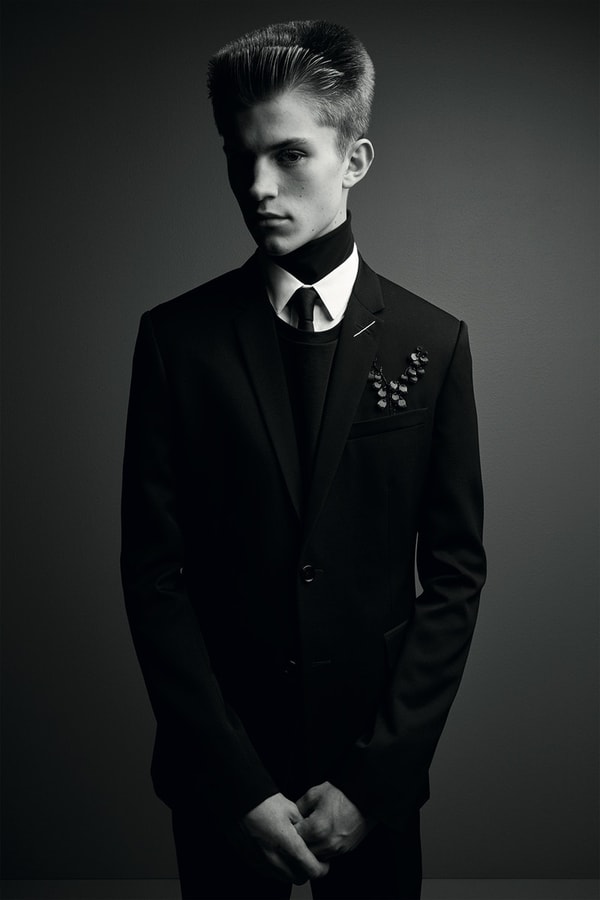 Collection Dior Homme Noir et Blanc Par Patrick Demarchelier