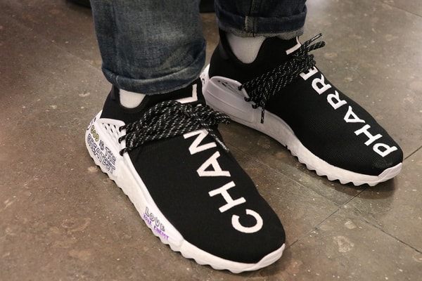 CHANEL x adidas Originals Hu NMD Porté Pharrell Williams Customisé Women Rights Others First Will Power