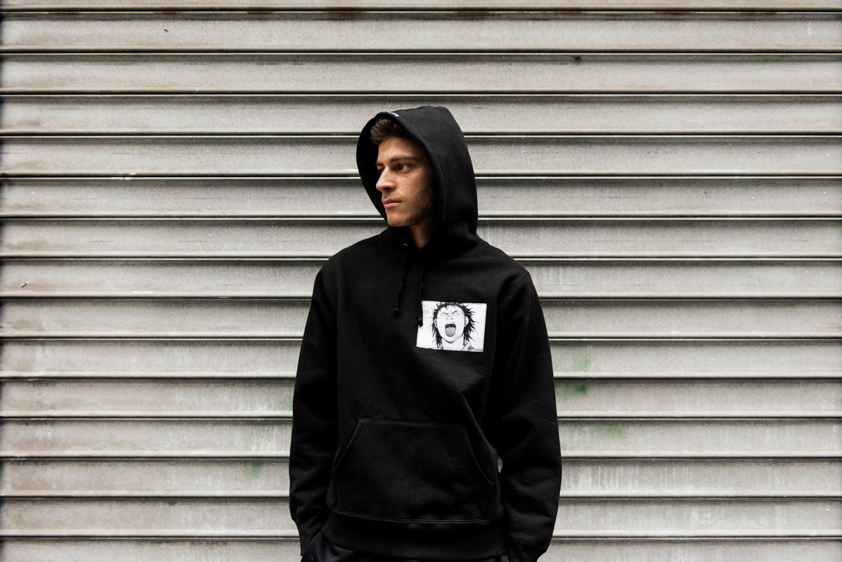 Supreme Akira Hoodie Noir Sortie Paris Paul Mougeot HYPEBEAST France