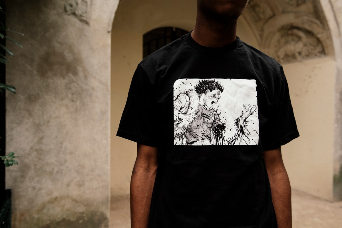 Supreme Akira Hoodie Noir Sortie Paris Paul Mougeot HYPEBEAST France