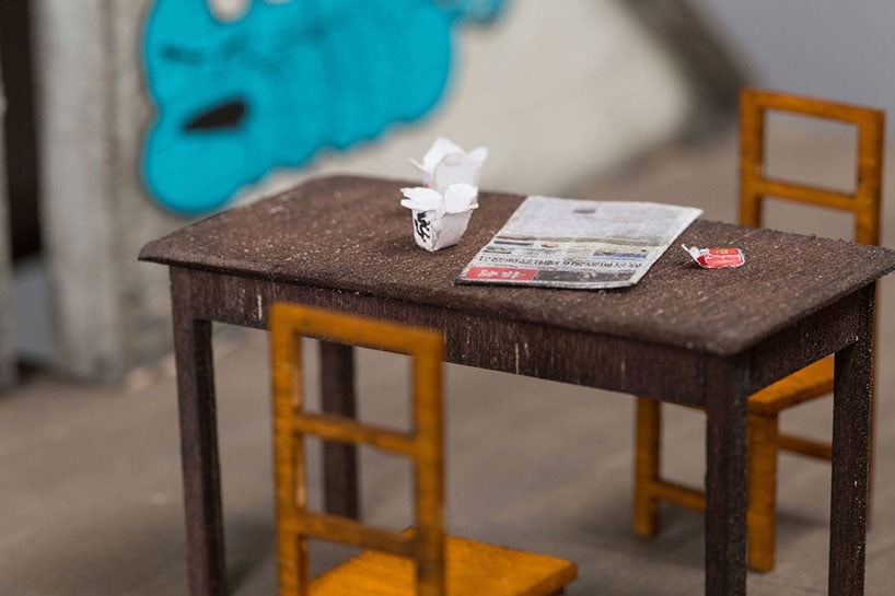 Le Temple Street, Hong Kong, En Miniature Par L'artiste Joshua Smith