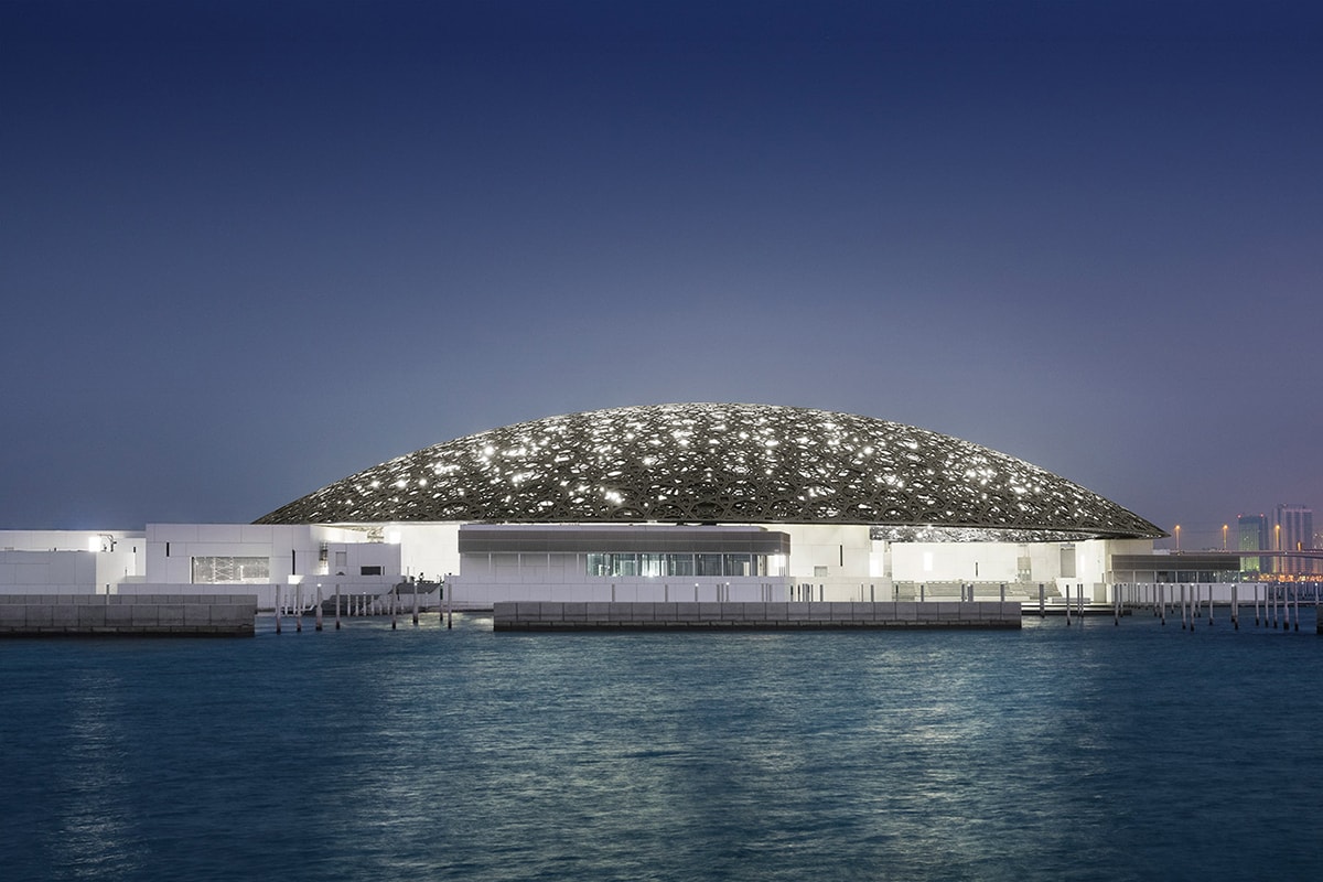 Musée Louvre Abu Dhabi Cube Blanc Dôme Métal Jean Nouvel Mohamed Somji