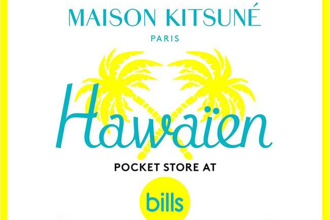 Maison Kitsuné Ouvre Un Pop-Up Store Miniature À Hawaï