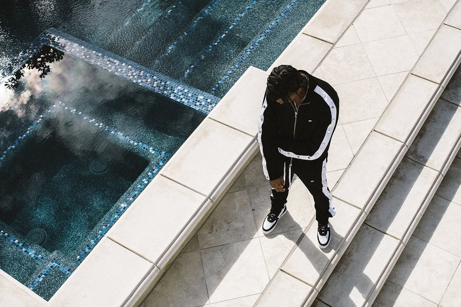 N.D.G STUDIO Survêtement Noir Blanc Sneakers Oreo Los Angeles Bel-Air