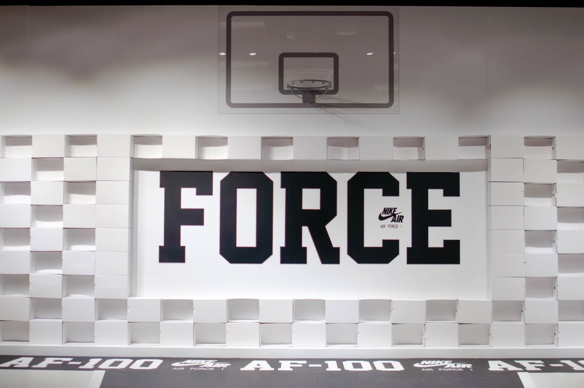 Pop Up Nike Pour Les 35 Ans De La Air Force 1