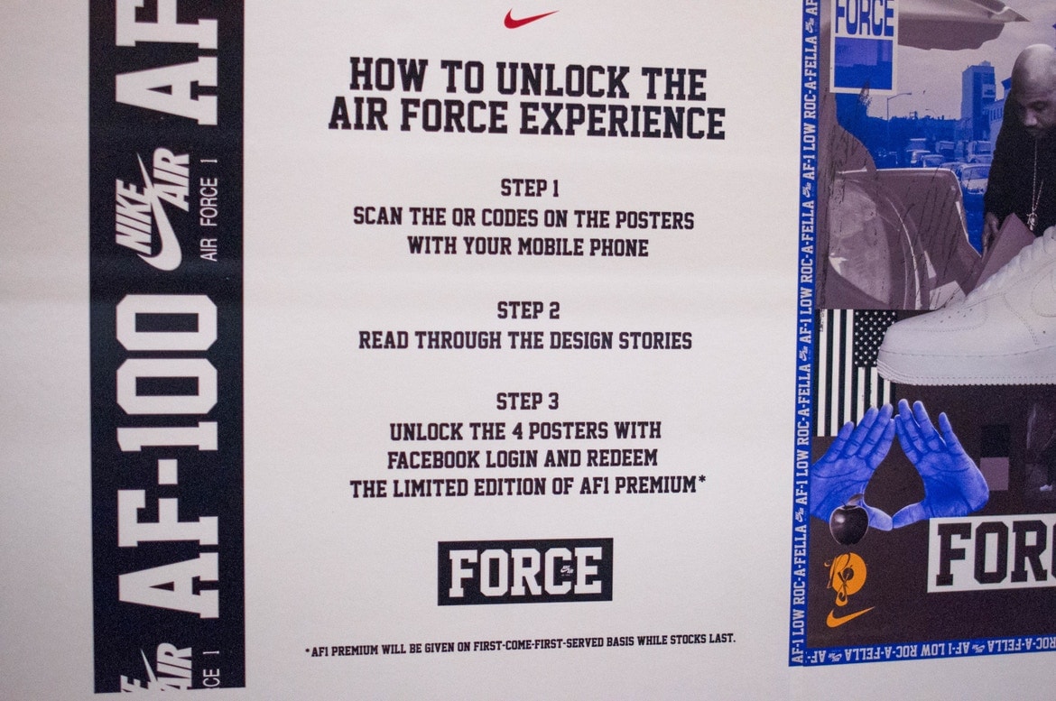 Pop Up Nike Pour Les 35 Ans De La Air Force 1