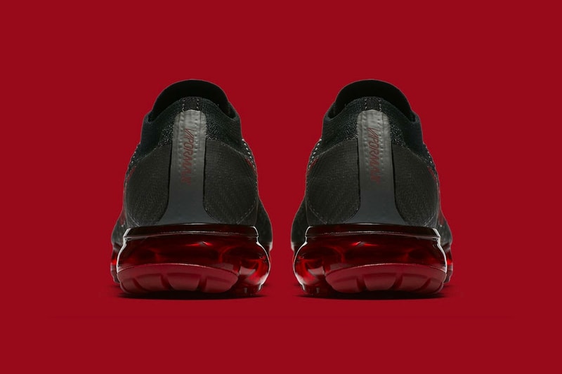 Nike Air VaporMax Flyknit Bred Noir Gris Noir Gris Anthracite Rouge Flywire 3M