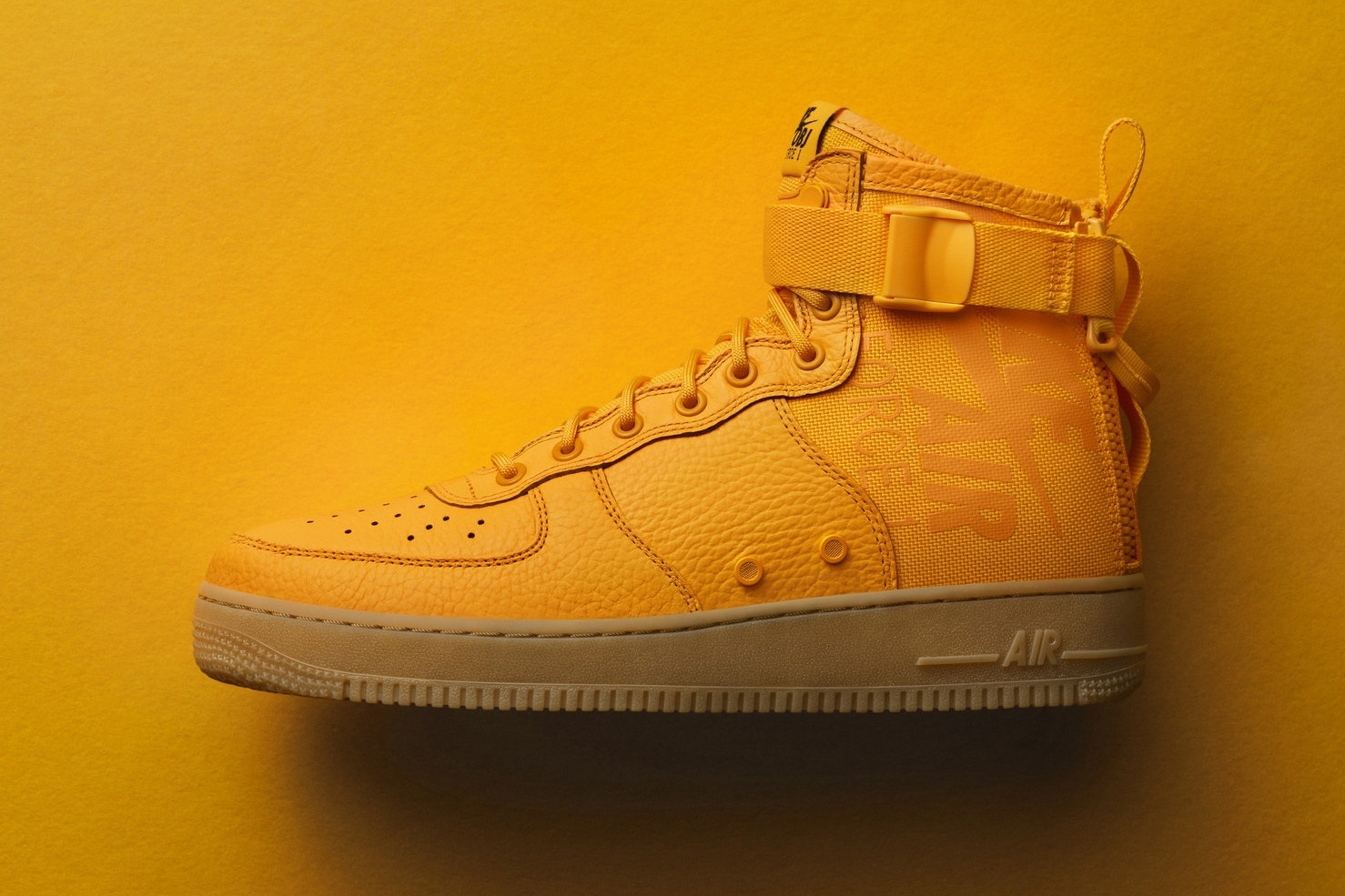 Odell Beackham Nike AF1 SF-AF1 Mid Yellow Mustard