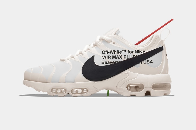 Virgil Abloh Off-White Nike The Ten Par The Golden Shape Air More Uptempo Air Max Plus