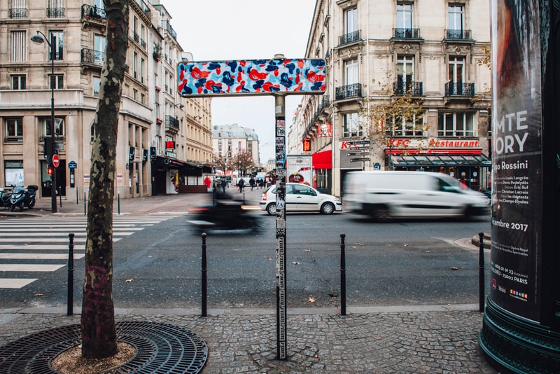 A Bathing Ape BAPE Street Marketing Paris