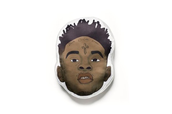 Nouveaux Coussins Soft A$$ Rappers Effigie Rihanna, Chance The Rapper, 21 Savage