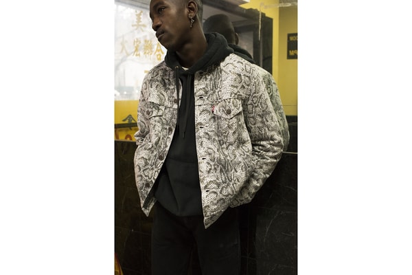 Collection Supreme Levis Automne Hiver 2017 Imprimé Serpent Lookbooks