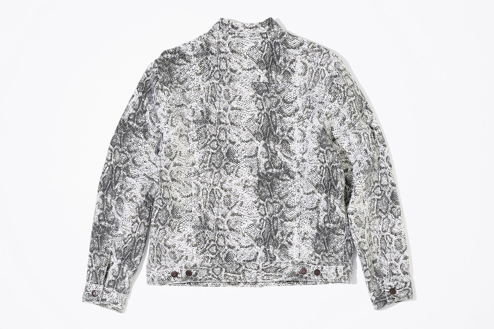 Collection Supreme Levis Automne Hiver 2017 Imprimé Serpent Lookbooks
