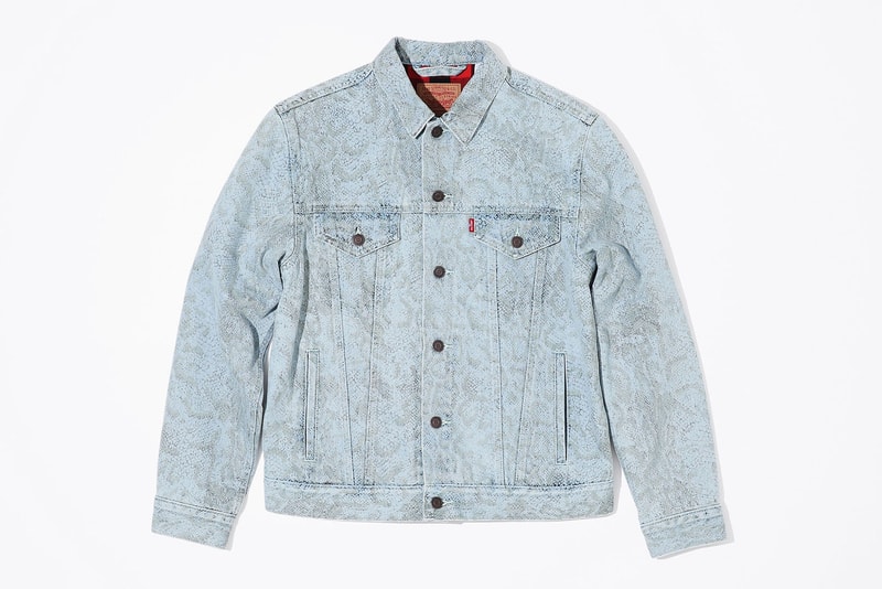 Collection Supreme Levis Automne Hiver 2017 Imprimé Serpent Lookbooks