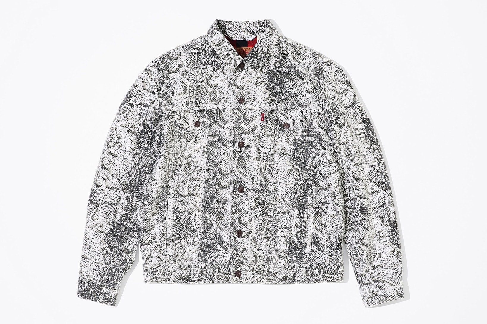 Collection Supreme Levis Automne Hiver 2017 Imprimé Serpent Lookbooks