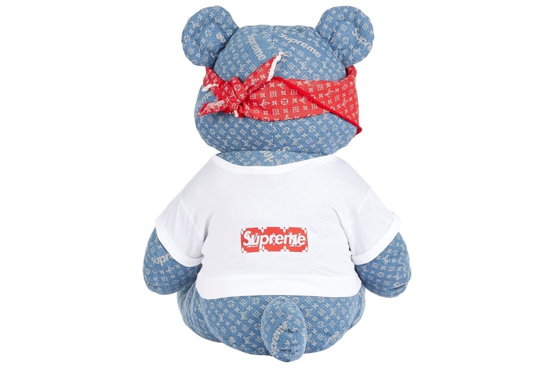 Ours En Peluche Teddy Bear Supreme Louis Vuitton
