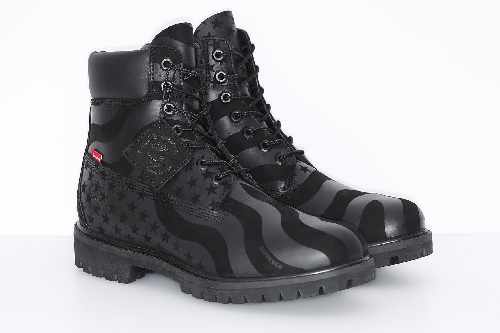 Supreme Timberland Juelz Santana 6-Inch Boot Stars and Stripes Drapeau Américain Ari Marcopoulos
