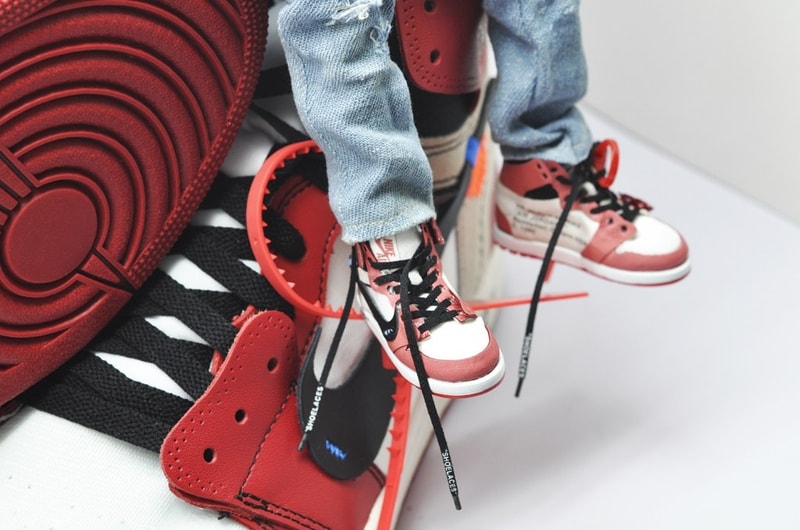Figurine Virgil Abloh Off-White™ Et Air Jordan 1, Miniature Par Coolrain Lee