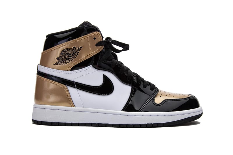 Nike Sort La Air Jordan 1 Retro High OG "White/Black/Gold"