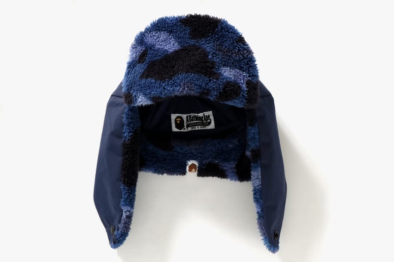 BAPE En Rajoute Une Couche Pour L'Hiver Avec Son Flight Cap Color Camo Boa