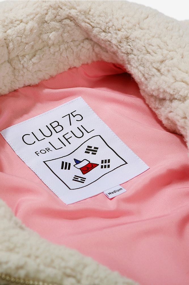 Lookbook CLUB 75 x LIFUL Veste Sherpa