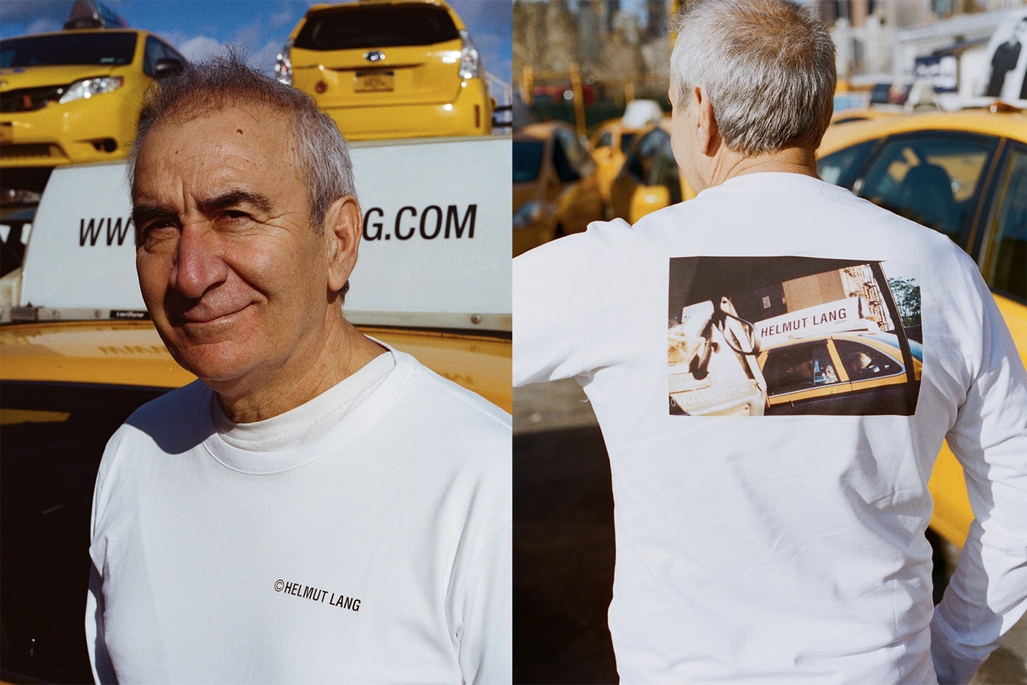 Helmut Lang Taxis Américains Etats Unis New York Hommage Tribute Jaune