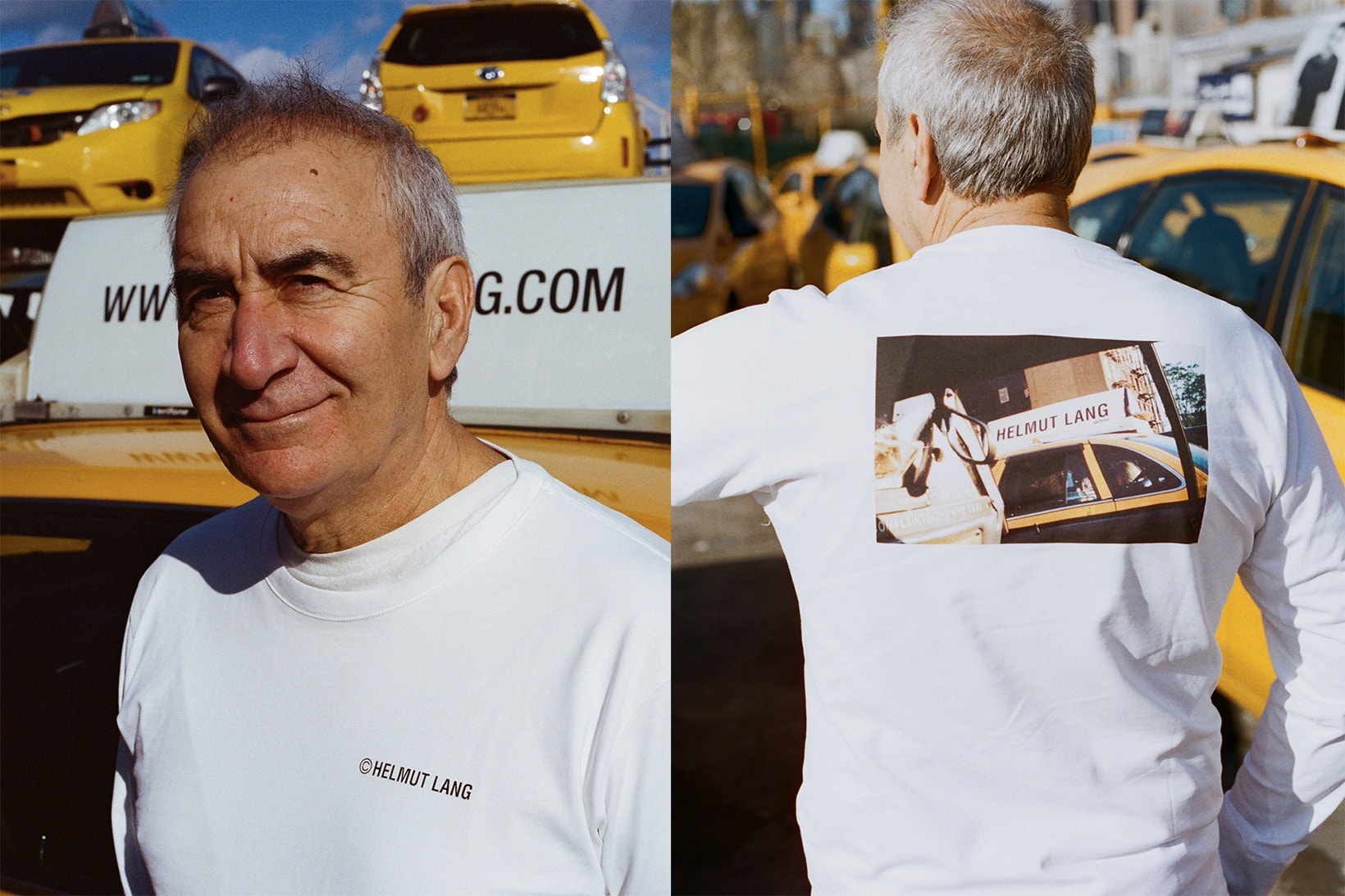Helmut Lang Taxis Américains Etats Unis New York Hommage Tribute Jaune