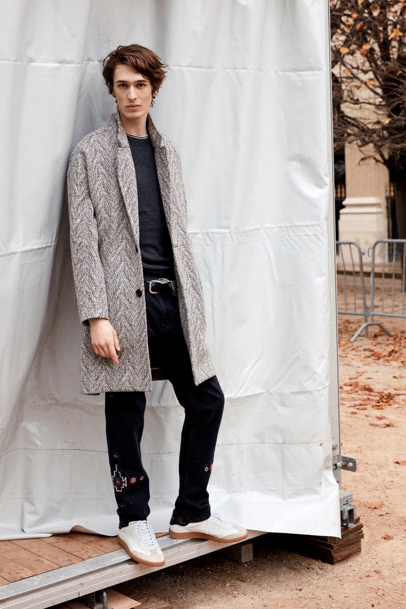 Collection Homme Isabel Marant Pull En Laine Bleu
