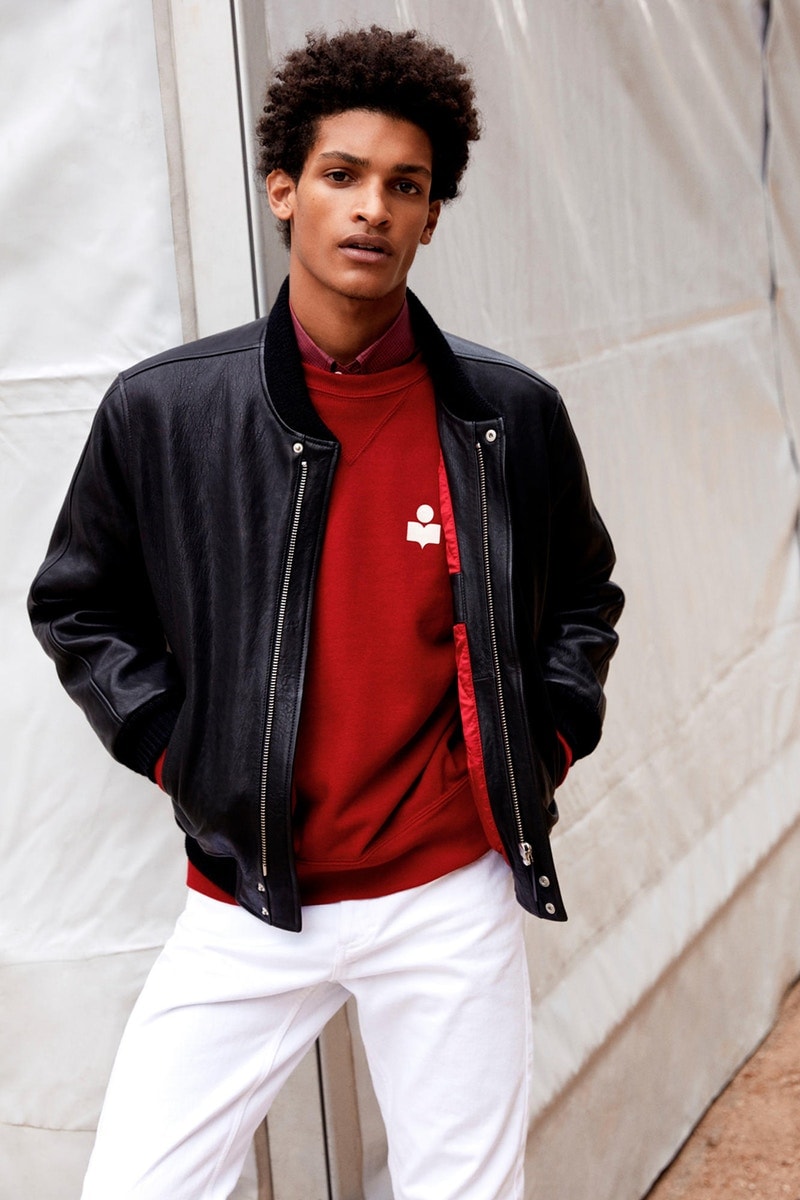 Collection Homme Isabel Marant Pull En Laine Bleu
