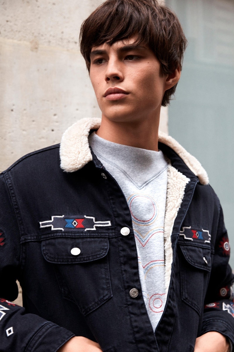 Collection Homme Isabel Marant Pull En Laine Bleu