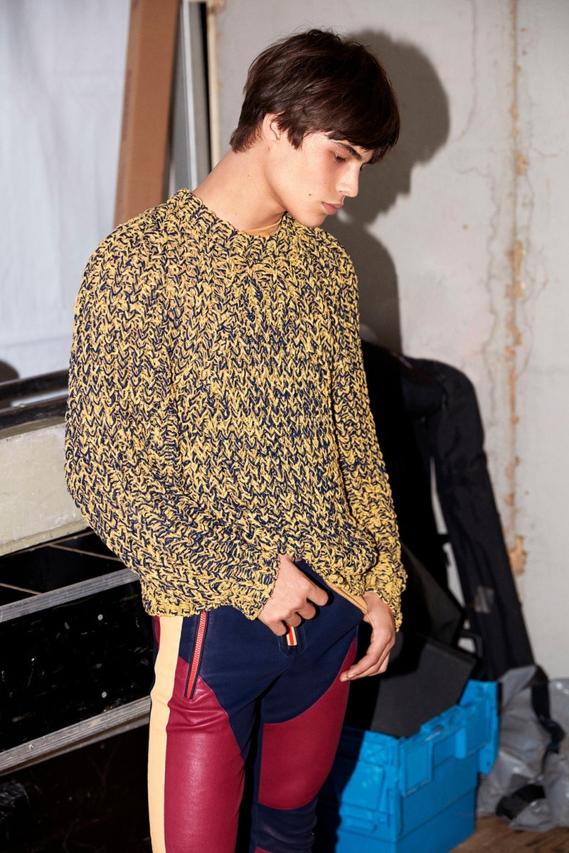Collection Homme Isabel Marant Pull En Laine Bleu