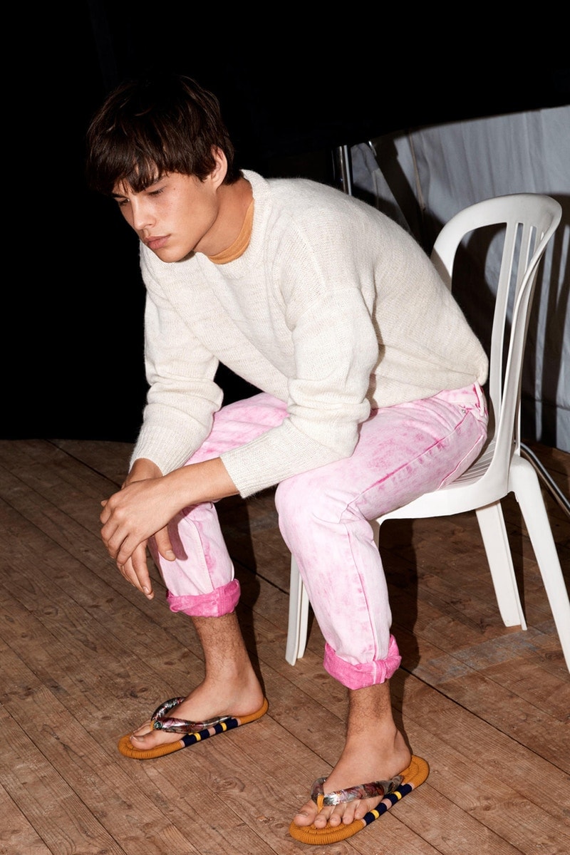 Collection Homme Isabel Marant Pull En Laine Bleu
