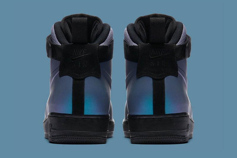 Nike Air Force 1 Foamposite Montante Bleu Noir 