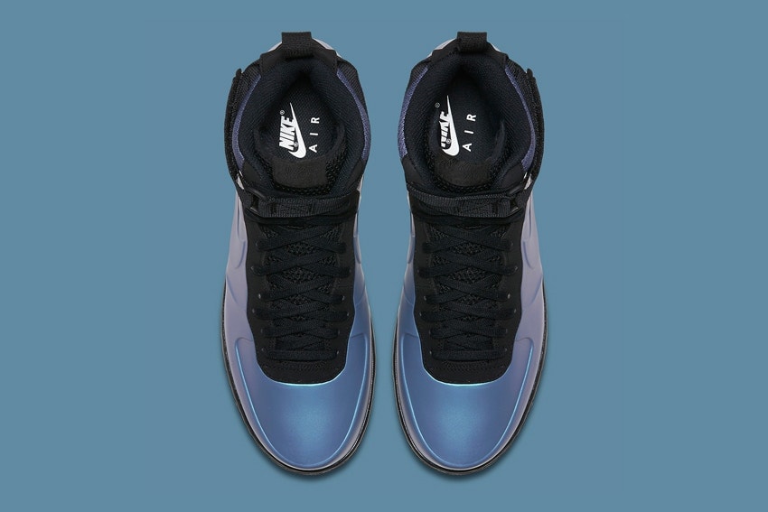 Nike Air Force 1 Foamposite Montante Bleu Noir 