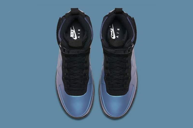Nike Air Force 1 Foamposite Montante Bleu Noir 