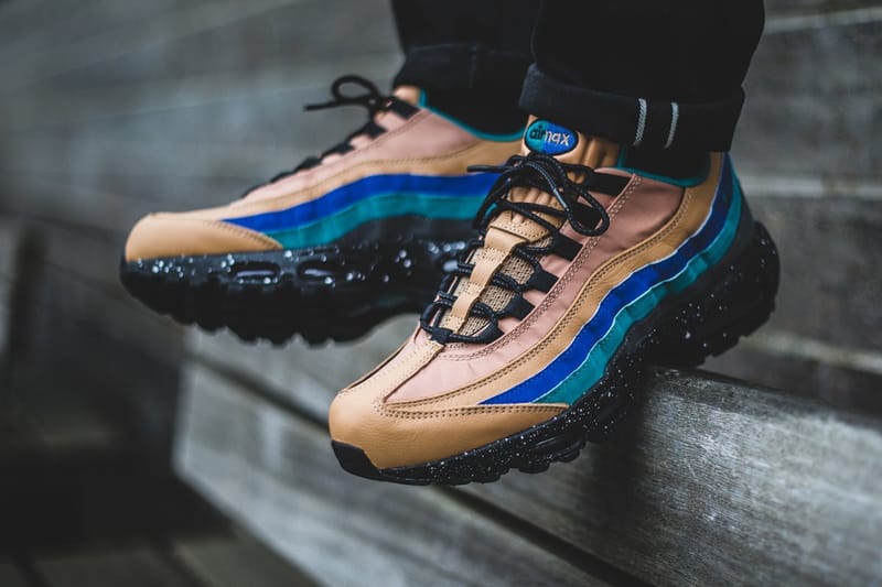 Nike Sort Une Air Max 95 Premium Praline & Turbo Green
