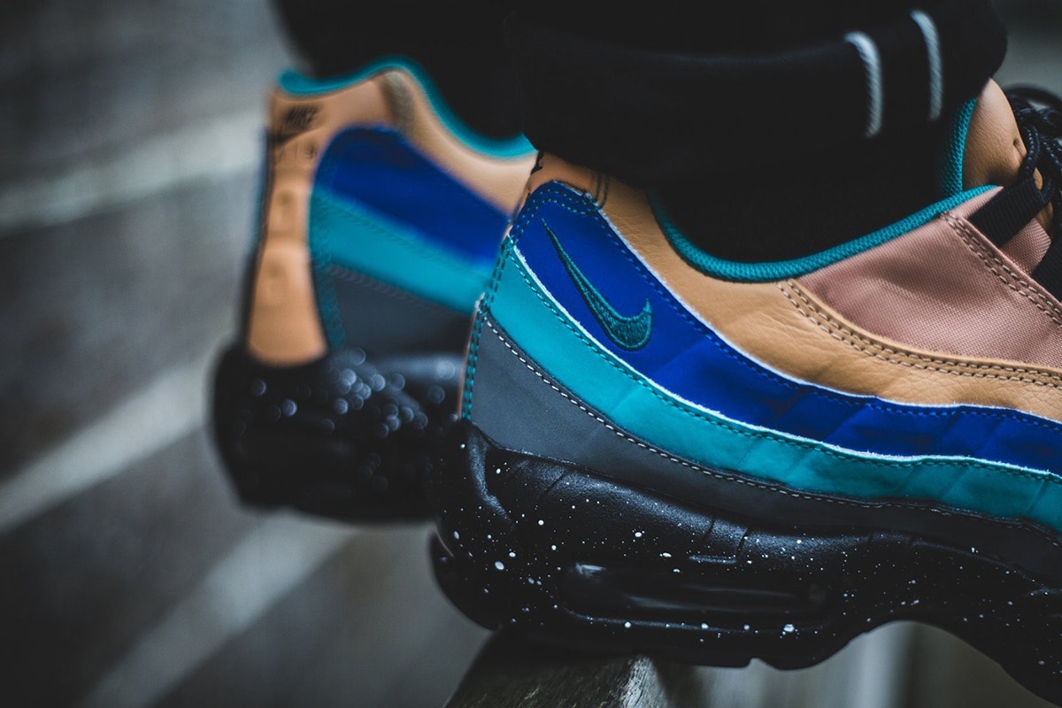 Lookbook Nike Air Max 95 Premium Praline & Turbo Green